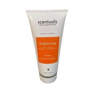 Scentuals Brightening Body Scrub Vitamin C Hyaluronic Acid Natural Organic 200ml